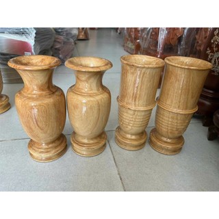 Ống đựng nhang gỗ gỏ cao 25cm