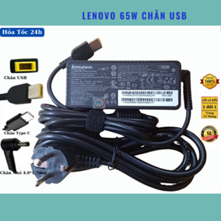 Sạc Laptop Lenovo 20V-3.25A 65W Chân Vuông USB - Type C - Chân Nhỏ