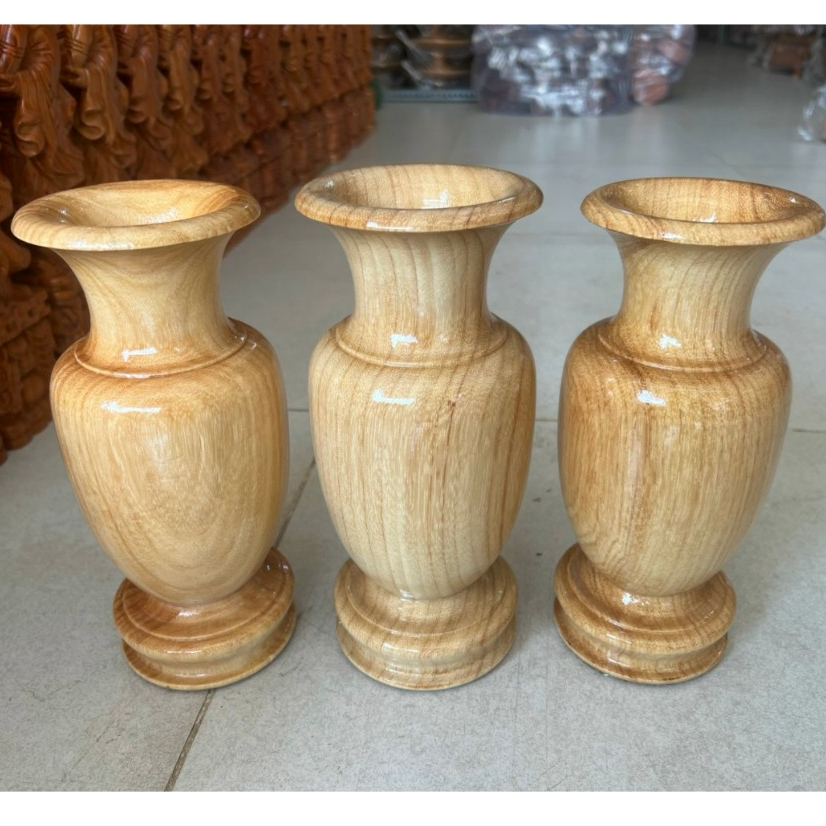 Ống đựng nhang gỗ gỏ cao 25cm