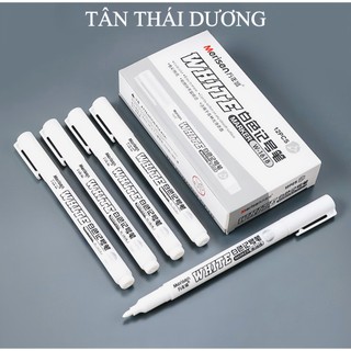 Bút đánh dấu màu trắng - Bút viết giấy bóng kính, Bút viết không xoá - Bút lông dầu đánh dấu cao cấp - Bút Marker