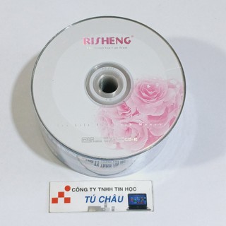 Đĩa CD trắng RISHENG (52X - 700MB - 80MIN)  / Lốc 50 đĩa CD-R