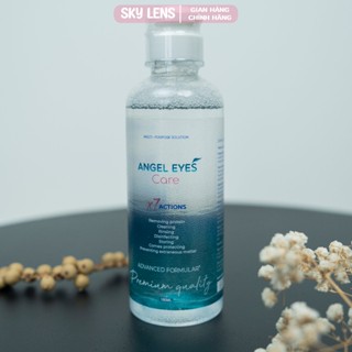 Nước ngâm lens siêu cấp ẩm Sky Contact lens model  Angel Eyes Care dung tích 150 ml và 360 ml