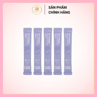 5 gói nước uống collagen gilaa siêu phân tử 300da trẻ hóa trắng khỏe da