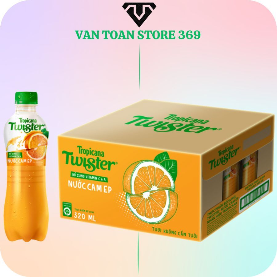 Nước cam ép TWISTER TROPICANA chai 320ml