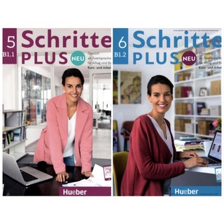Sách - giáo trình tiếng đức schritte plus neu b1 - kurs und arbeitsbuch + audio