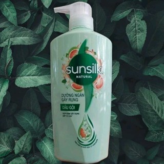 DẦU GỘI SUNSILK NATURAL 650G GIẢM GÃY RỤNG TÓC VỚI HƯƠNG HOA NHÀI VÀ BƯỞI TƯƠI MÁT