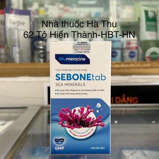 Viên uống bổ sung canxi Sebonetab cho người lớn, giúp xương chắc khỏe dùng cho người bị loãng xương