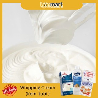 Kem sữa béo hộp 200-250ml (Whipping cream) - Kem tươi whipping làm bánh, pha chế