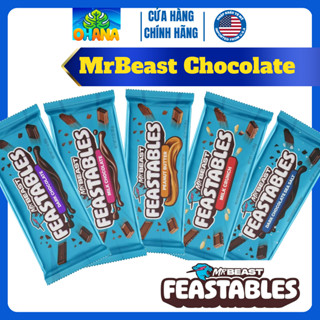 Kẹo socola mrbeast - Chocolate Mr Beast -  - Kẹo Socola Mỹ Feastables MrBeast Chocolate Bar 60g - Mẫu mới - Tặng Đá Gel