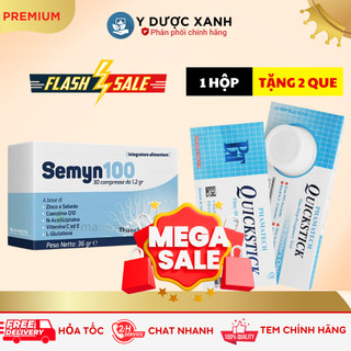 Mua semyn 100, 30 viên, viên uống hỗ trợ sức khỏe cho nam giới - y dược xanh
