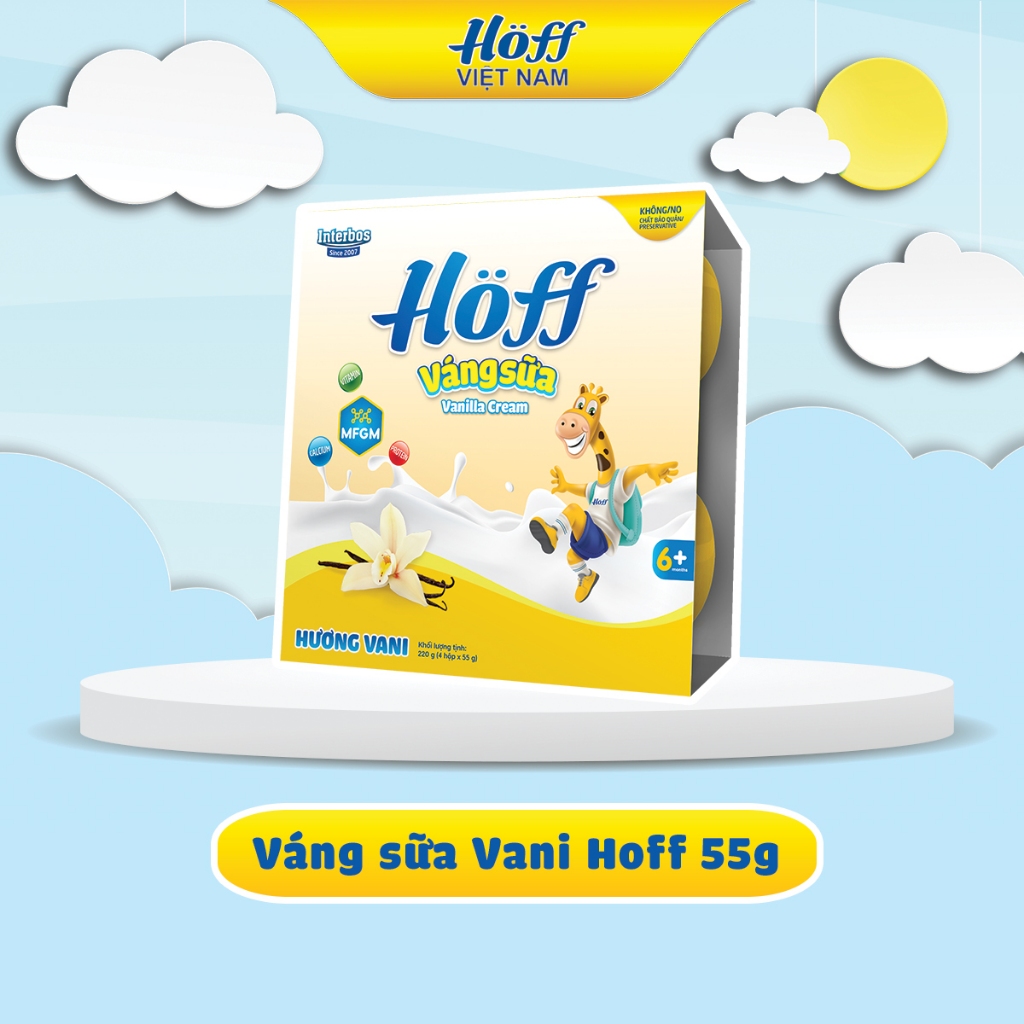 Váng sữa Vani Hoff 1 LỐC (4 hộp x 55g)
