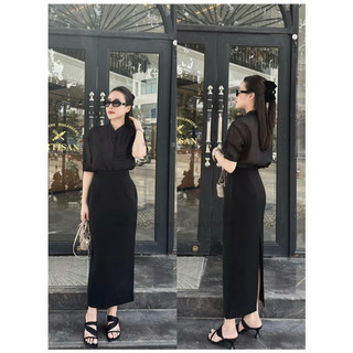 Áo tơ dập ly