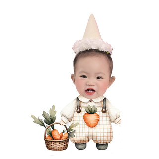 Chibi size 60cm trang trí sinh nhật cho bé