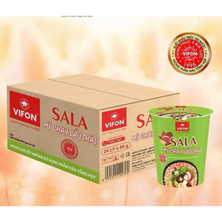 Thùng 24 ly Mì chay lẩu thái SALA Vifon 60gr/ly