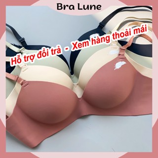  Áo ngực nữ lông vũ đúc su nâng ngực BRALUNE áo lót nữ không gọng đệm dày bàn tay chống xệ mã ANM-42 