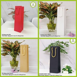 Combo 10 Túi giấy đựng rượu - túi đựng nước trái cây - túi đựng phụ kiện thời trang, mỹ phẩm cao cấp