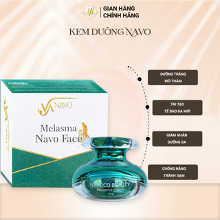 Kem dưỡng trắng navo face - kem dưỡng da mặt mỹ phẩm my lê hỗ trợ mờ thâm trắng sáng mềm da