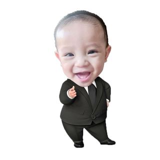 Chibi size 60cm trang trí sinh nhật cho bé