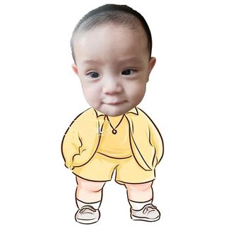 Chibi size 60cm trang trí sinh nhật cho bé