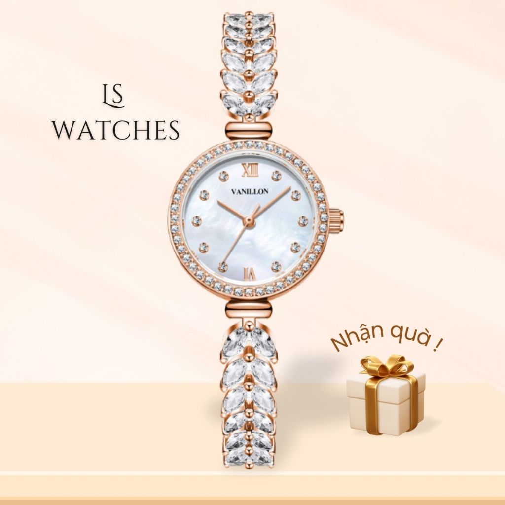 ĐỒNG HỒ NỮ ĐEO TAY Dây Kim loại ABORMI NÀNG TIÊN CÁ CHỐNG NƯỚC Women Watch