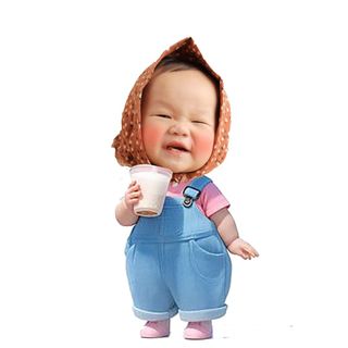 Chibi size 60cm trang trí sinh nhật cho bé
