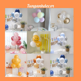 Trụ gắn bóng bay 7 cành + Tặng kèm bóng bay