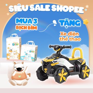 ( Combo 3b - Tặng Xe Thể Thao ) Bỉm YINGCOOL SUPER Size S104/MD92/MQ88/L80/XL76/XXL72/XXXL72