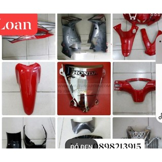 Dàn áo future neo fi đỏ bac full 25 món zin chính hãng honda _shop phụ tùng honda