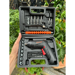 bộ máy khoan pin, máy bắn vít cầm tay mini 48 món tiện lợi