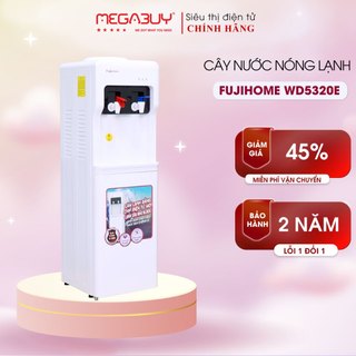 Cây nước nóng lạnh nhập khẩu Fujihome, bình lọc máy lọc nước nóng lạnh gia đình tiết kiệm điện tự ngắt