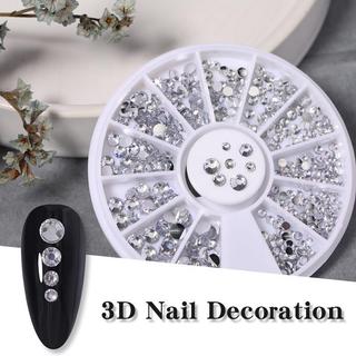 Ur sugar khay bi tròn trang trí móng tay 1 khay đựng đá nail trang trí móng tay
