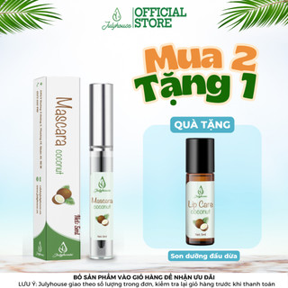Mascara dầu dừa 5ml JULYHOUSE chuốt mi giữ ẩm, dài mi từ dầu dừa