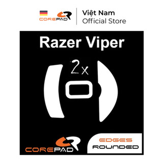 2 bộ feet chuột ptfe corepad skatez pro razer viper / razer viper 8khz - hàng chính hãng