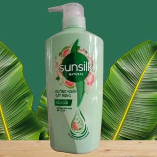 dầu gội sunsilk natural 650g giảm gãy rụng tóc với hương hoa nhài và bưởi tươi mát