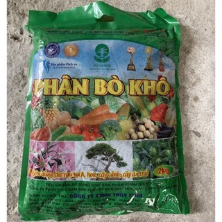 Phân Bò Khô Đã Qua Xử Lý 2kg - Hiệu Quả Tốt