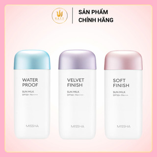 Kem Chống Nắng Missha Hồng Soft Finish Sun Milk SPF 50+/PA++++ 70ml