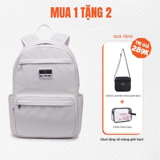 Scarab Multi Leather Backpack Unisex - Balo Đi Học Nhỏ Gọn, Đựng Vừa Laptop 14inch