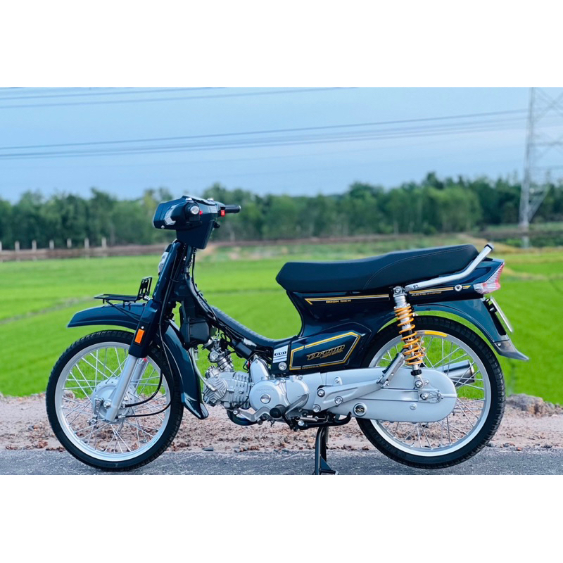 tem xe Dream limited màu xanh rêu- Tem decal 3 lớp