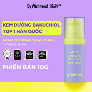 Kem Dưỡng Ban Đêm By Wishtrend Vitamin A-mazing Bakuchiol Night Cream 10g/30g