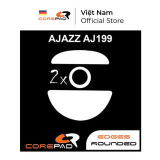 2 bộ feet chuột ptfe corepad skatez pro ajazz aj199 - hàng chính hãng
