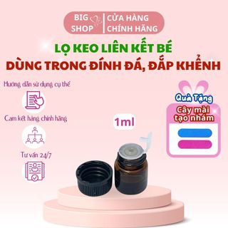 Lọ keo liên kết bé dùng trong Đính Đá, Đắp Khểnh