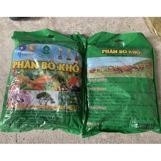 Phân bò khô đã qua xử lý không mùi bao 2kg