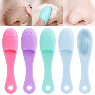 Miếng Silicon Xỏ Ngón Tay Làm Sạch Da , Lỗ Chân Lông Mụn Đầu Đen Mát Xa Bề Mặt Da Tiện Dụng 88838