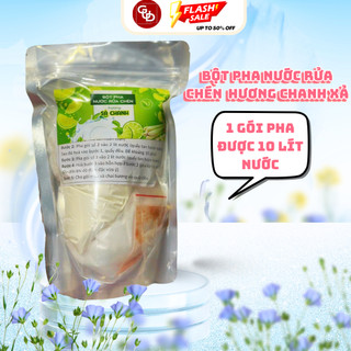 Bột pha nước rửa chến chanh xả thiên nhiên, nước rửa chén hương chanh xả, tiết kiệm, một túi cho 10 lít nước gud