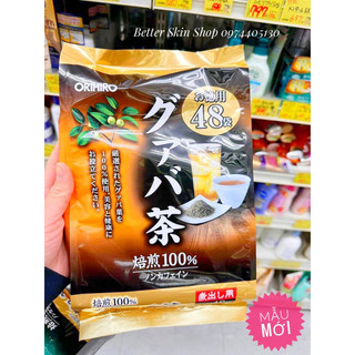 [Sẵn hàng - nội địa Nhật] Trà lá ổi Guava Orihiro 60 gói Nhật Bản