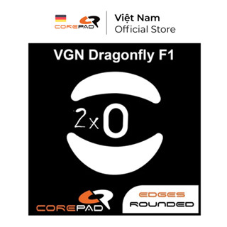 2 Bộ Feet chuột PTFE Corepad Skatez PRO VGN Dragonfly F1 - Hàng Chính Hãng
