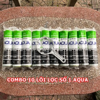 [HOT] Combo 10 lõi lọc số 1 AQUA Chính Hãng. Dùng cho các máy lọc nước R.O