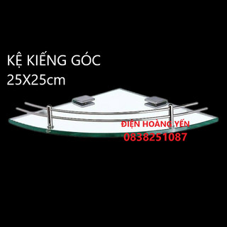 Kệ gương phòng tắm góc INOX 304 - Kệ kiếng, kệ kính nhà tắm-Kệ nhà tắm