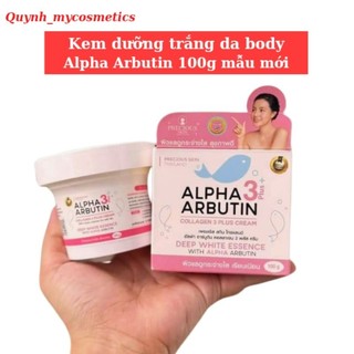Kem dưỡng trắng da body alpha arbutin collagen 3+ plus cream 100g - thái lan
