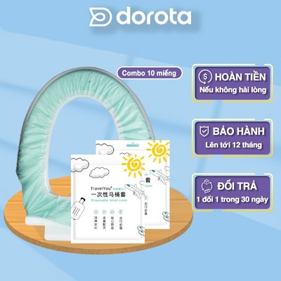 Miếng lót bồn cầu cao cấp cho du lịch khách sạn DOROTA hoặc cho bà bầu dùng tại nhà công nghệ khử khuẩn MBC1